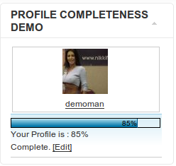 Profile Completeness for JomSocial